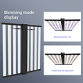 SunFlux 8bar 1000W Spectrum Adjustable with 4 Channels Control